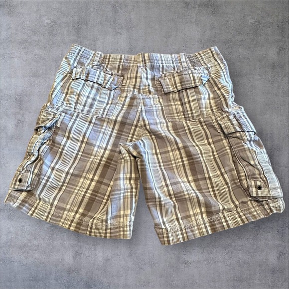 Eddie Bauer Cargo Mens Plaid Outdoor Hike 100% Cotton Shorts 38-READ - Picture 8 of 8